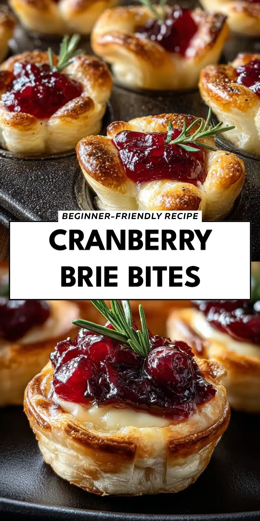 Cranberry Brie Bites