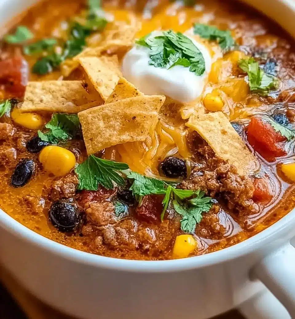 30-Minute Creamy Taco Soup