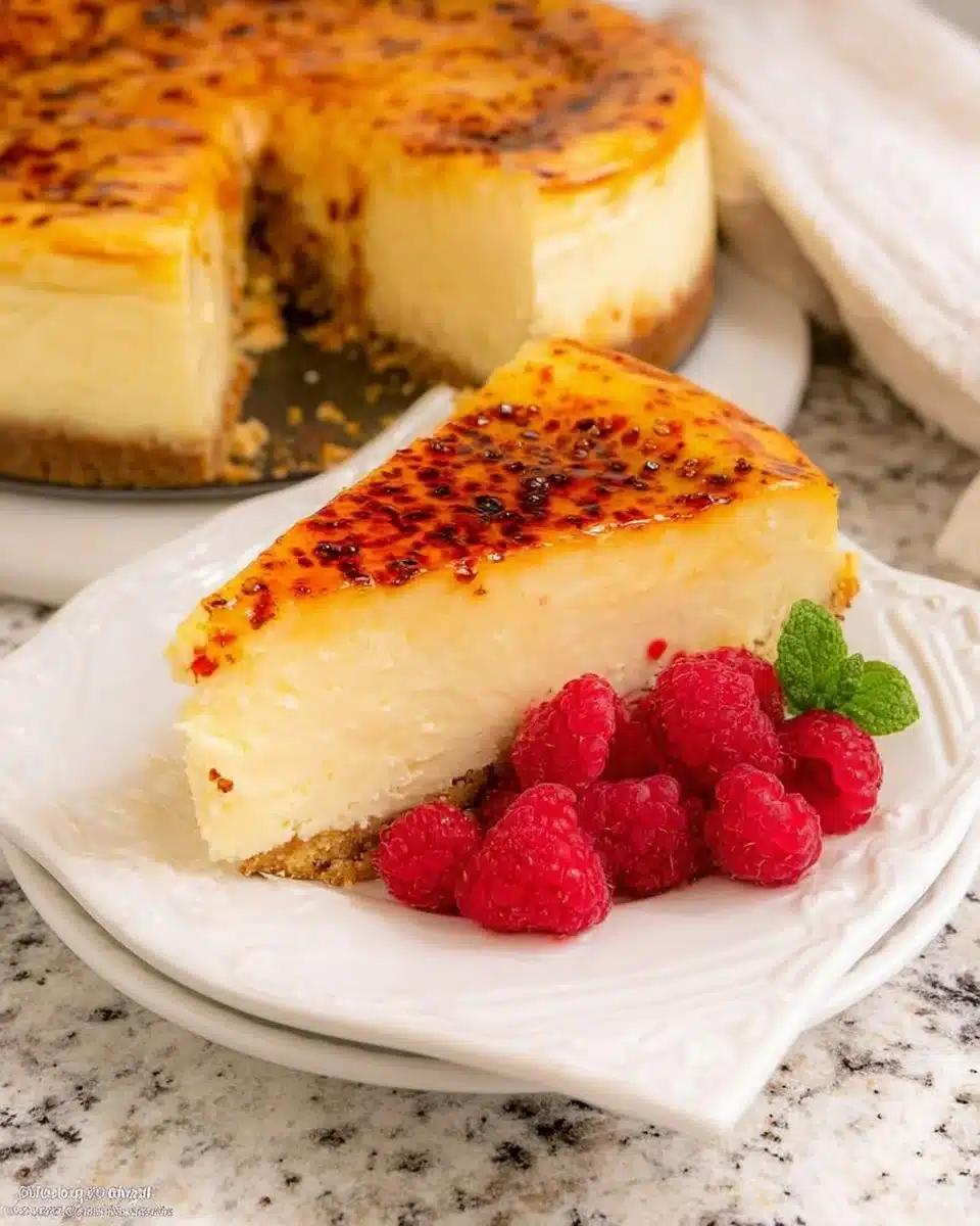 Crème Brûlée Cheesecake