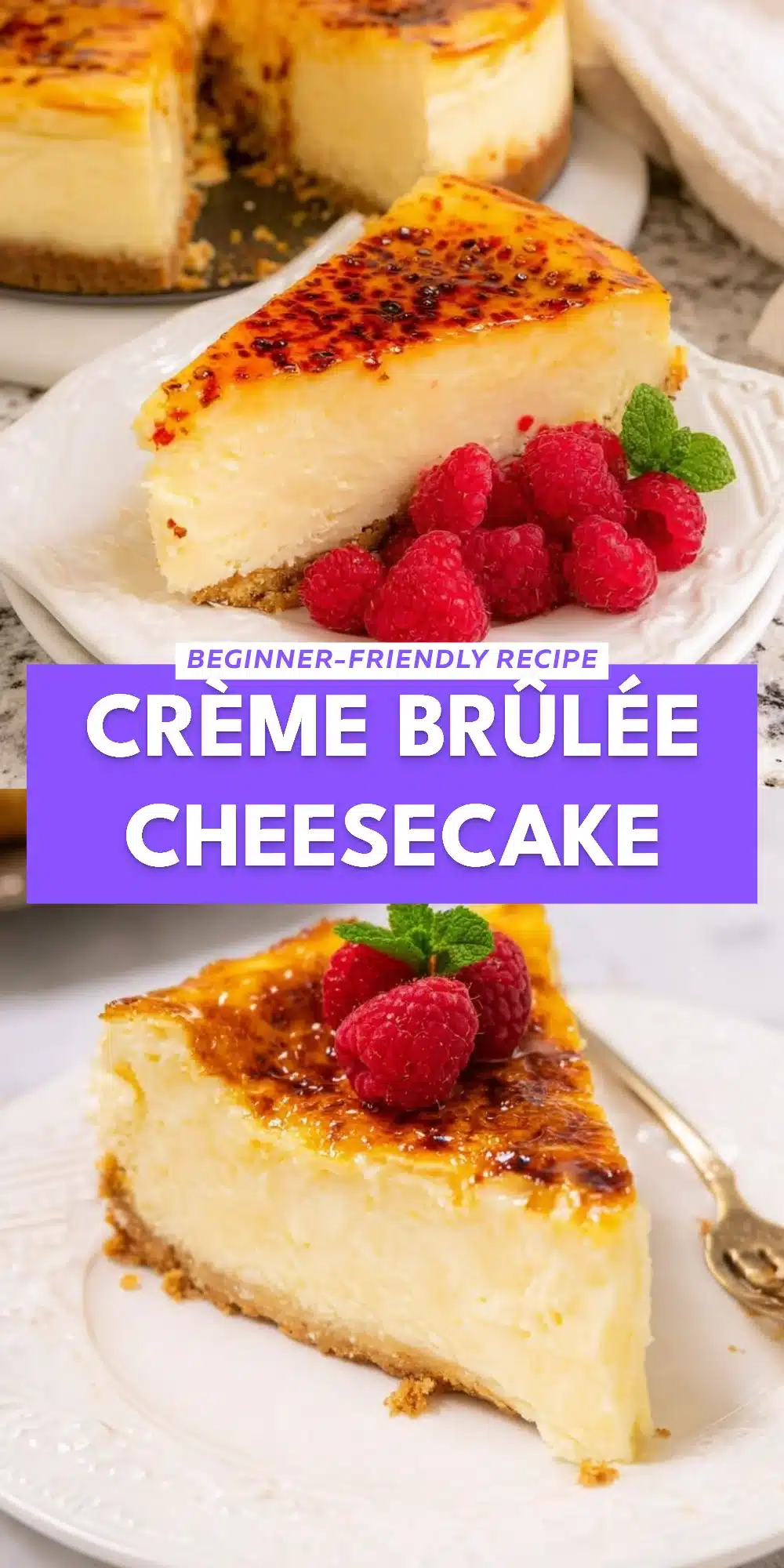 Crème Brûlée Cheesecake