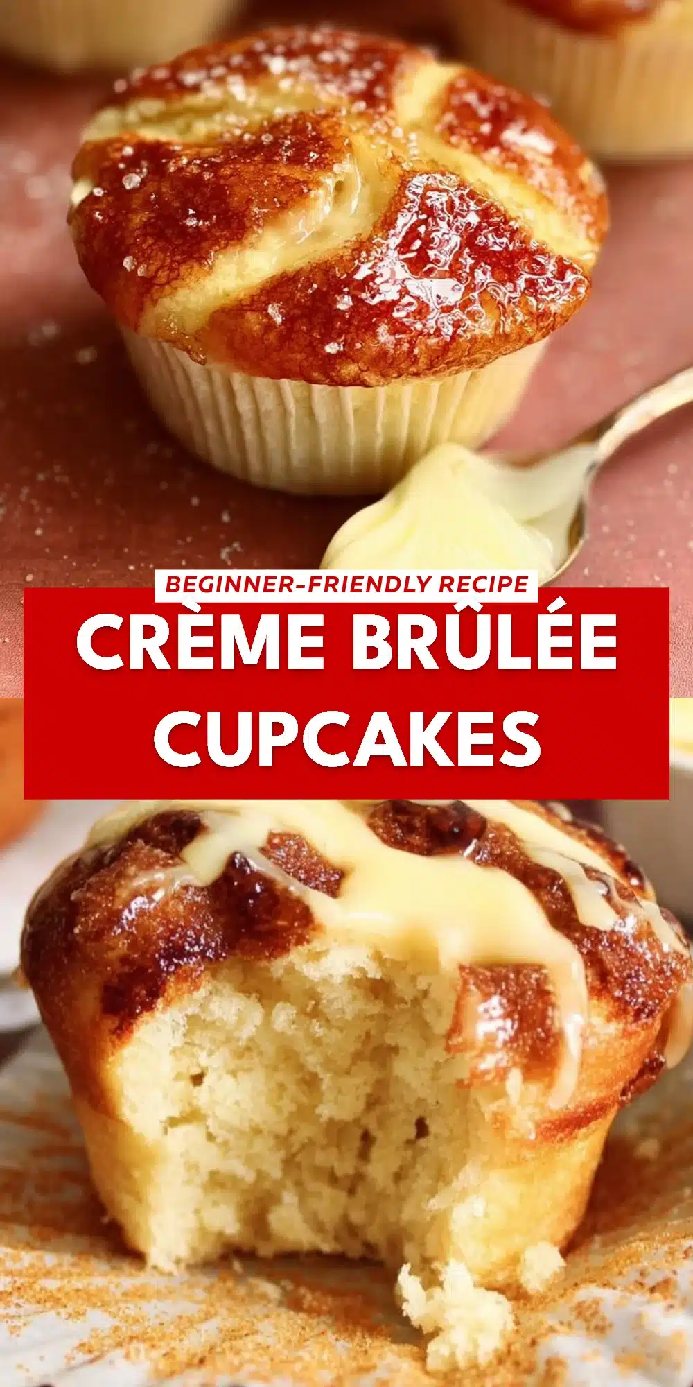 Crème Brûlée Cupcakes