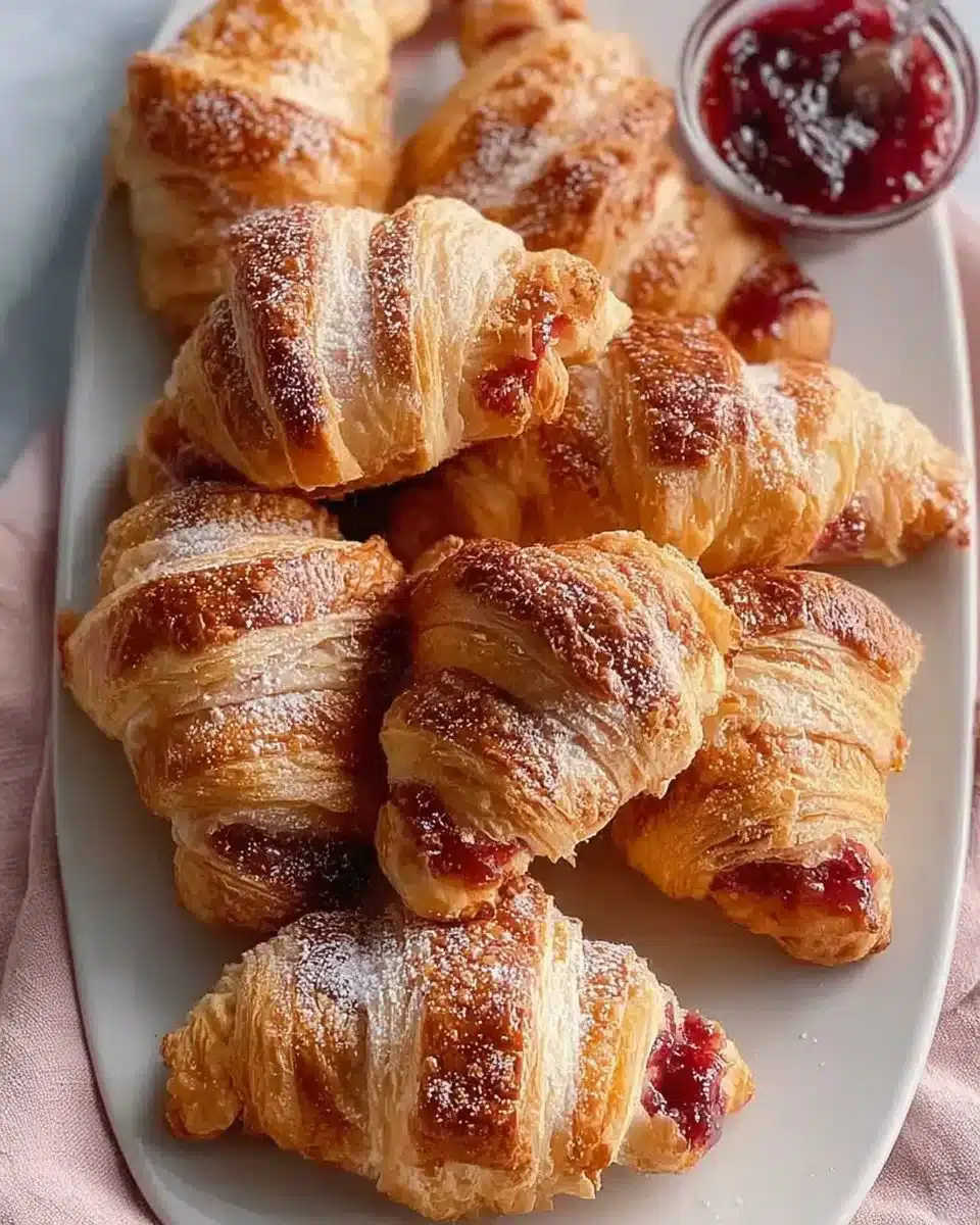Croissants with Jam