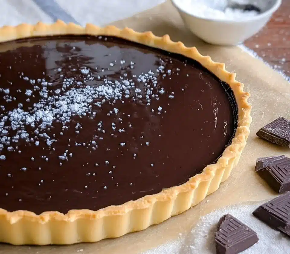 Dark Chocolate Ganache Tart