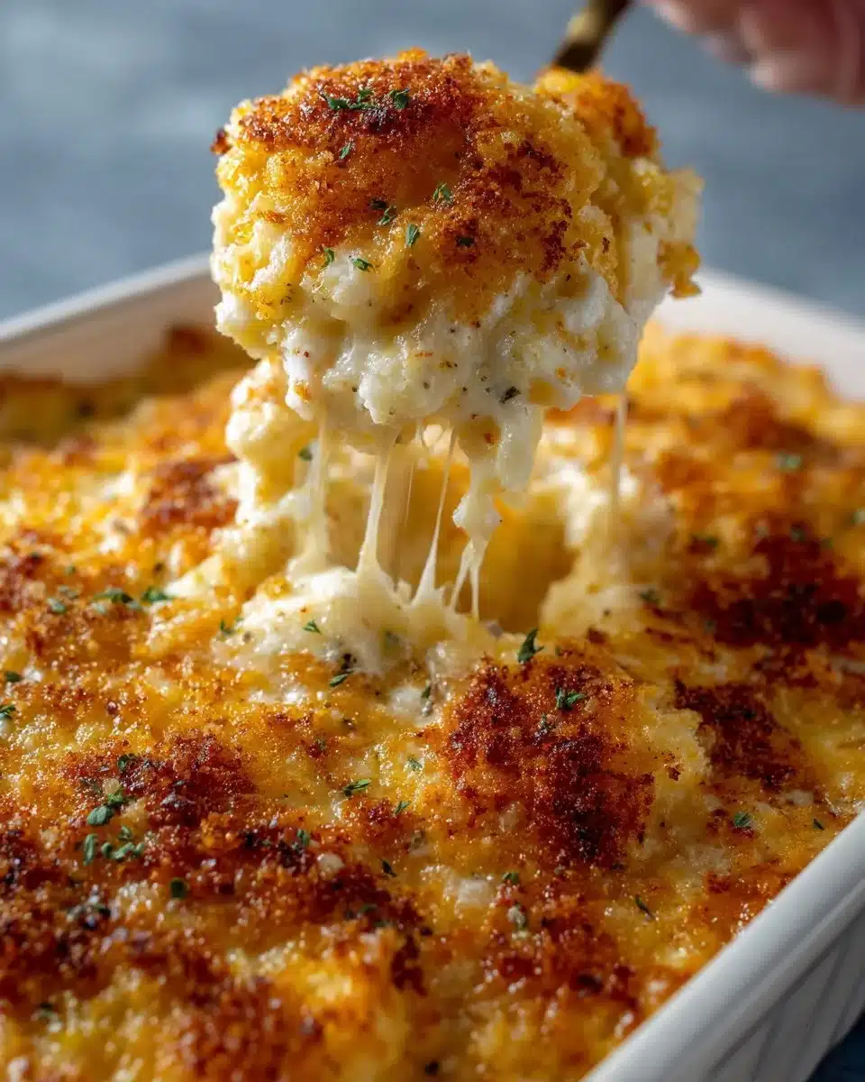 Dolly Parton's delicious casserole dish ready to serve