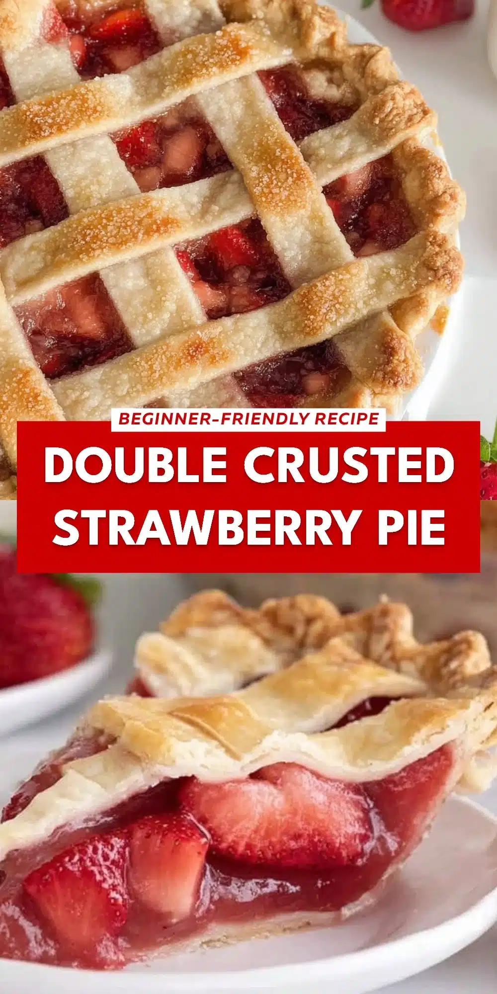 Double Crusted Strawberry Pie