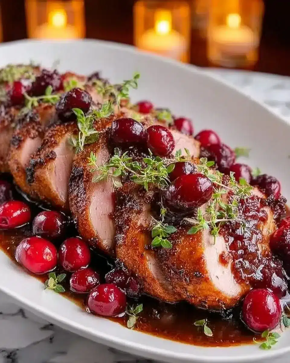 Duck Breast with Cherry Sauce
