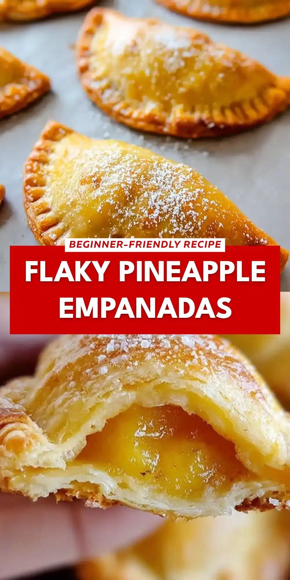 Flaky Pineapple Empanadas