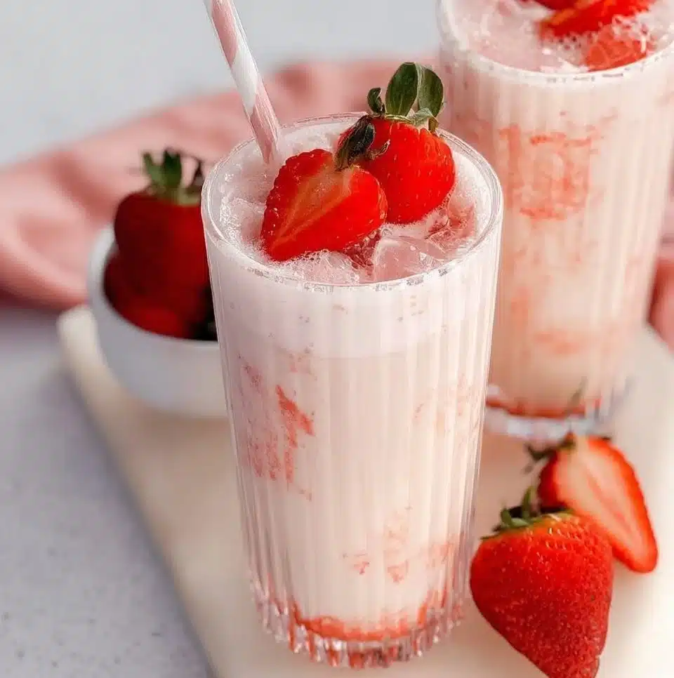 Fresh Strawberry Horchata
