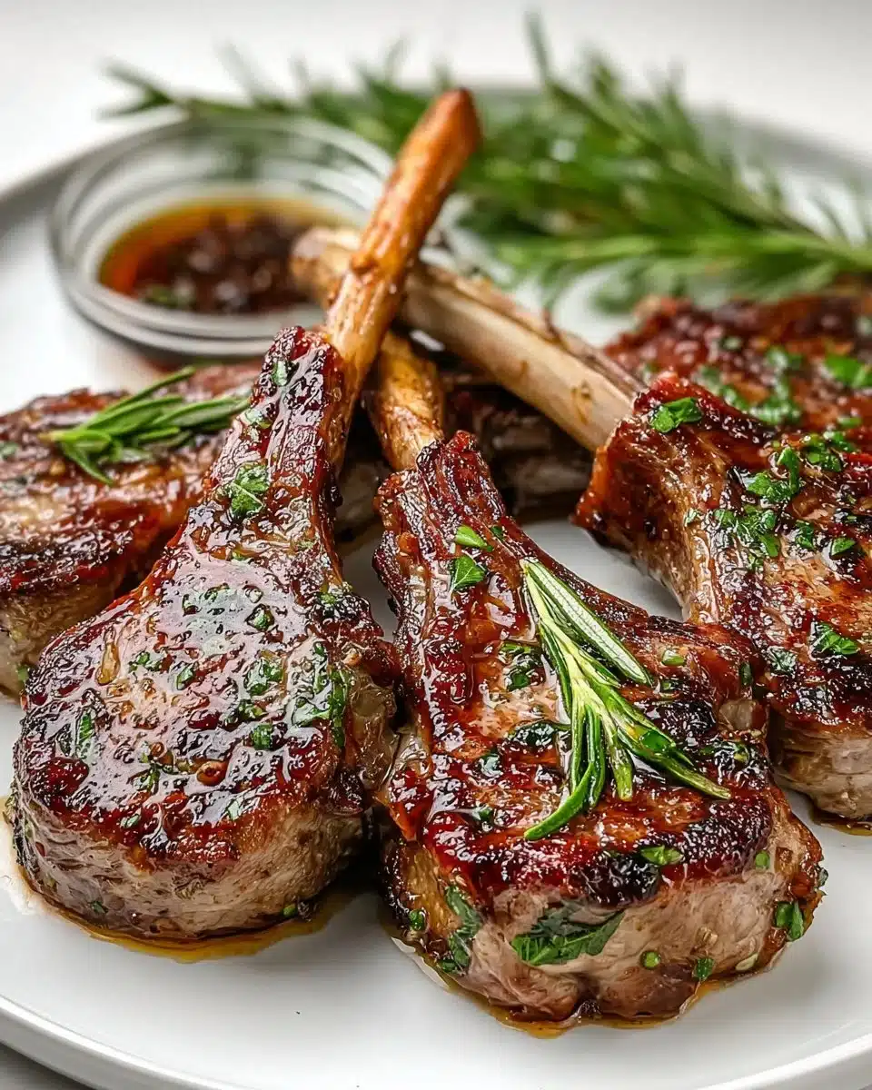 Garlic and Rosemary Lamb Chops