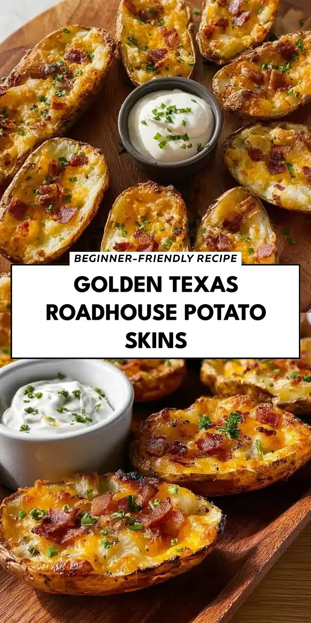Golden Texas Roadhouse Potato Skins