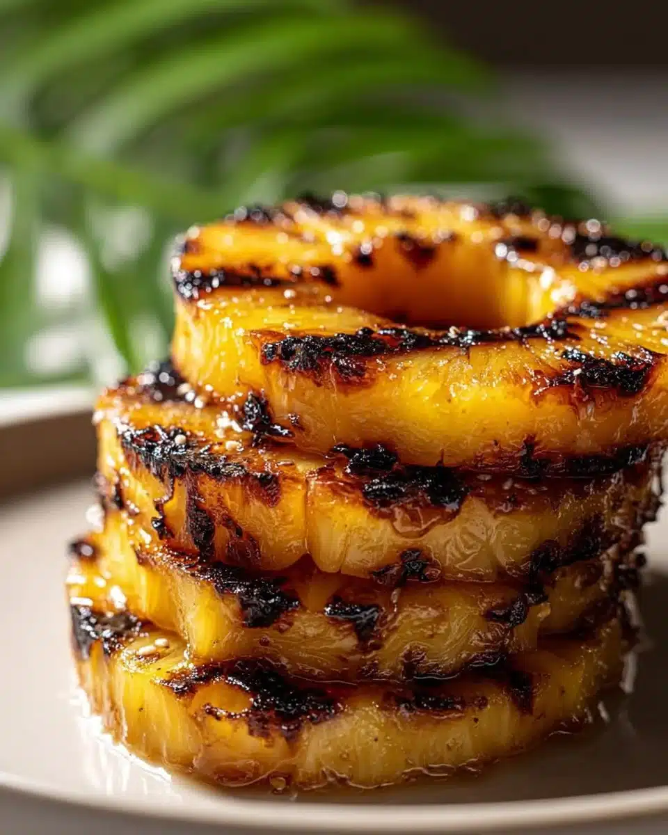 Grilled Honey Glazed Pineapple Recipe