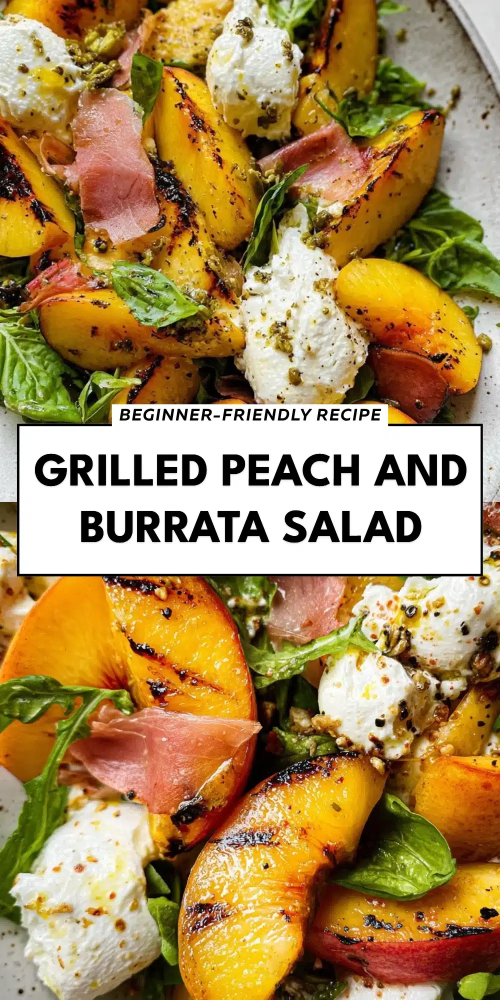 Grilled Peach and Burrata Salad