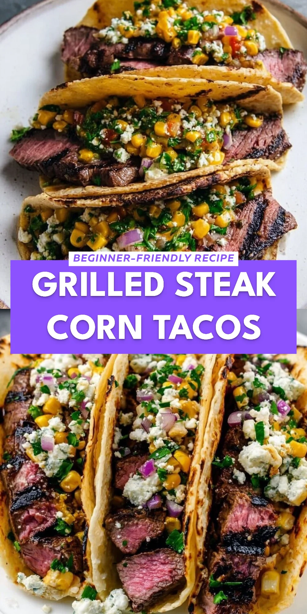 Grilled Steak Corn Tacos