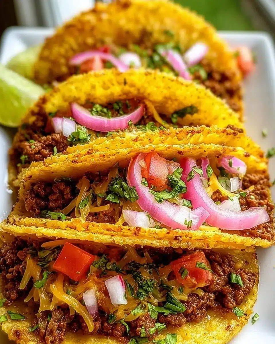 Crispy Ground Beef Tacos