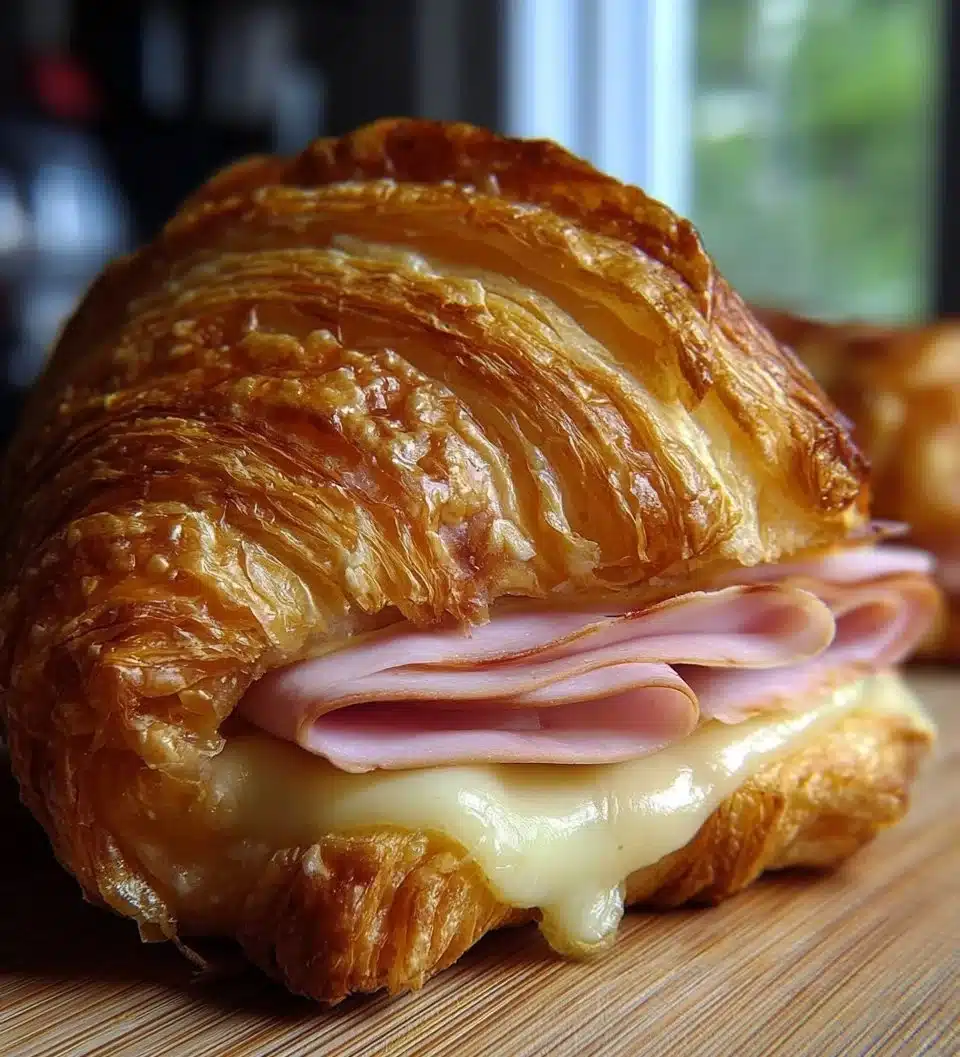 Creative Ham and Cheese Croissants