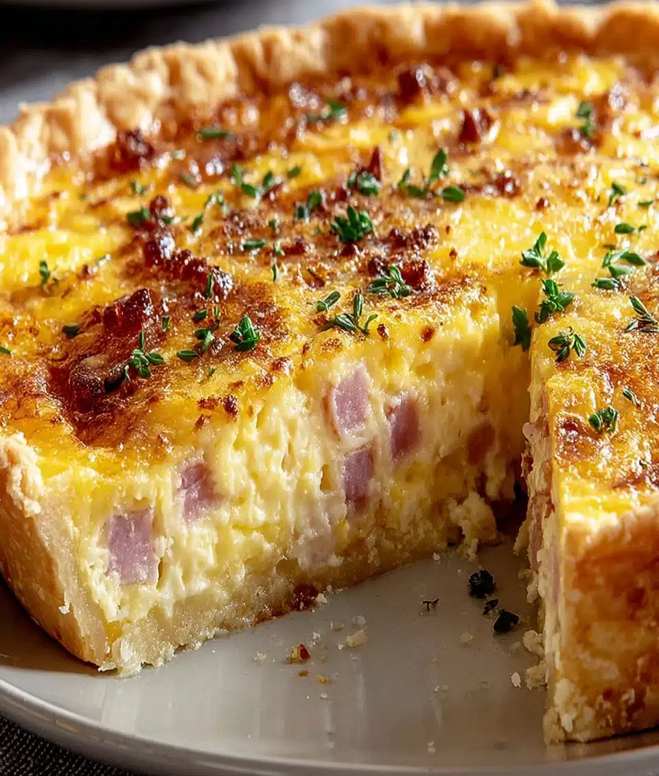 Ham and Cheese Quiche