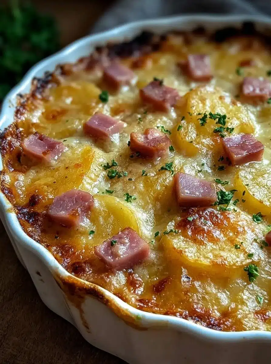 Ham and Potato Au Gratin