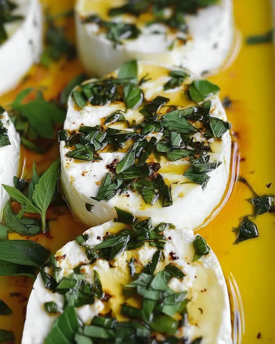 Herb Marinated Goat Cheese