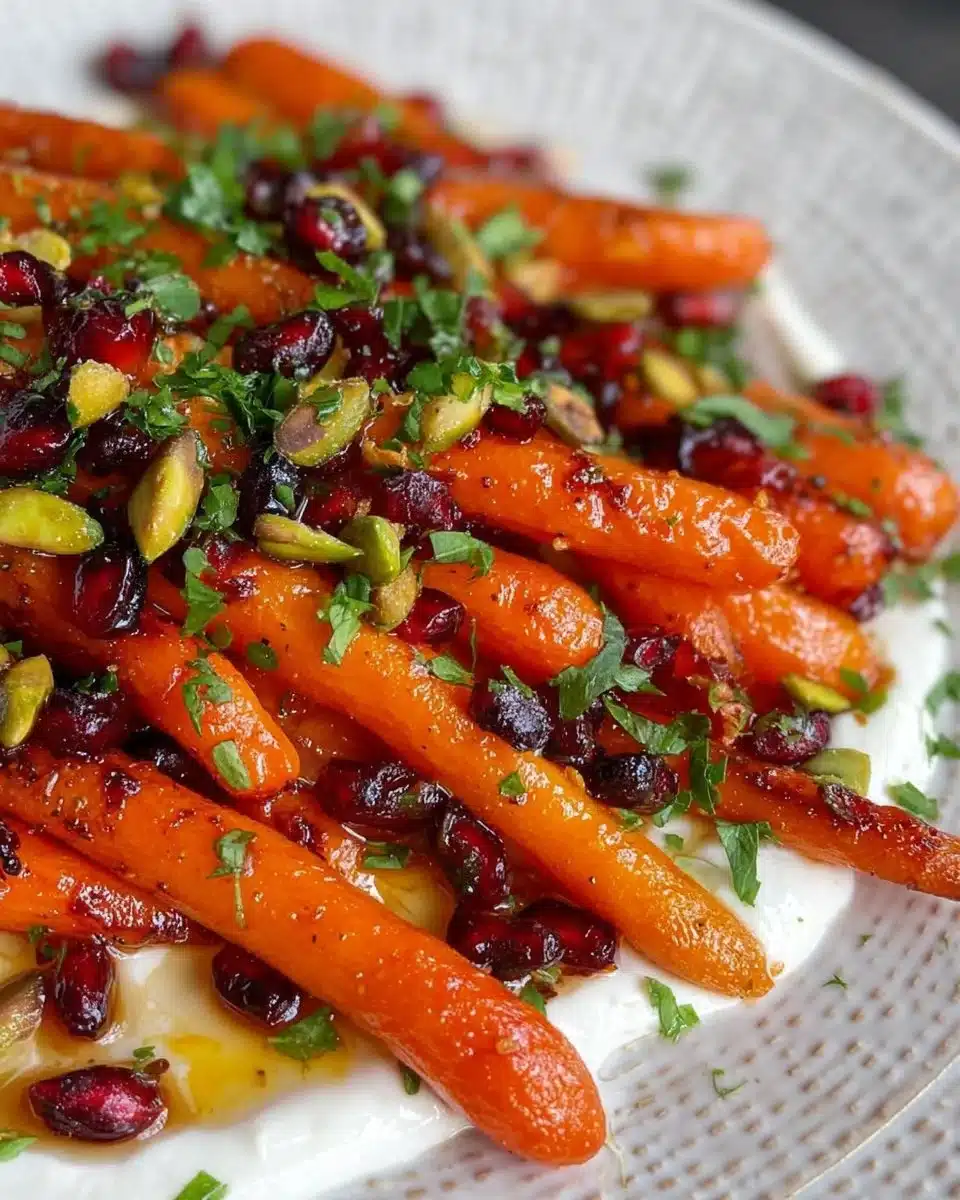 Honey Harissa Roasted Carrots