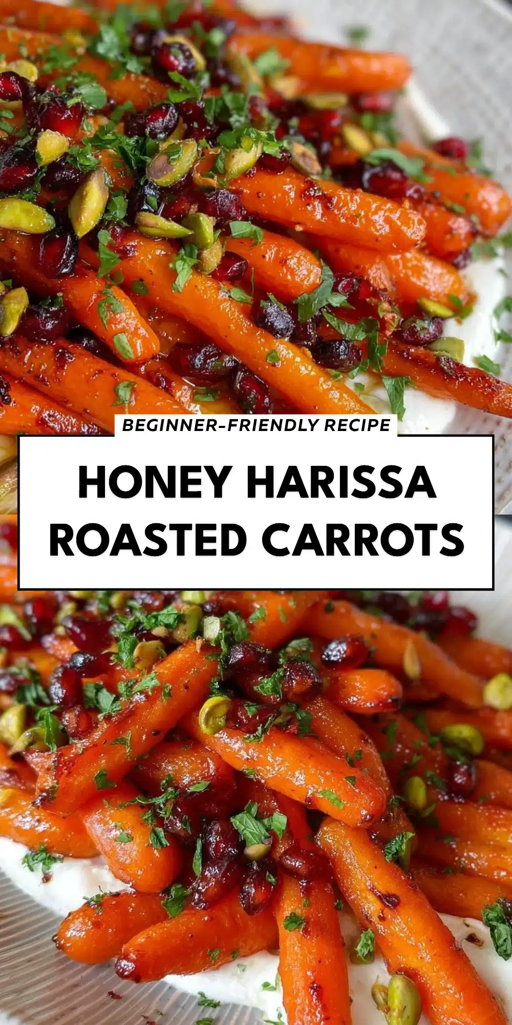 Honey Harissa Roasted Carrots