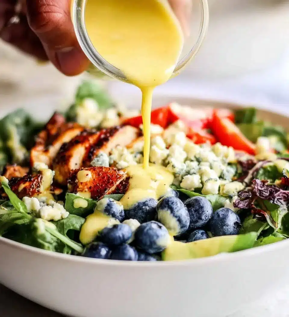 Delicious Honey Mustard Chicken Salad with fresh ingredients and vibrant colors