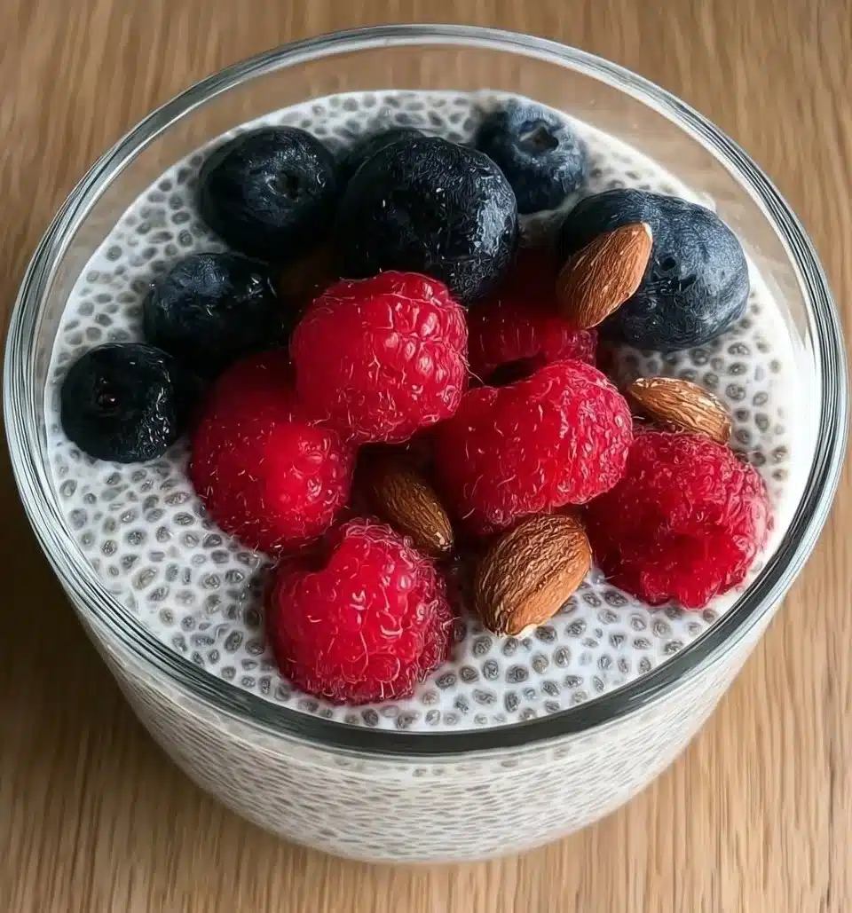 Creamy Keto Chia Seed Pudding with Coconut Milk