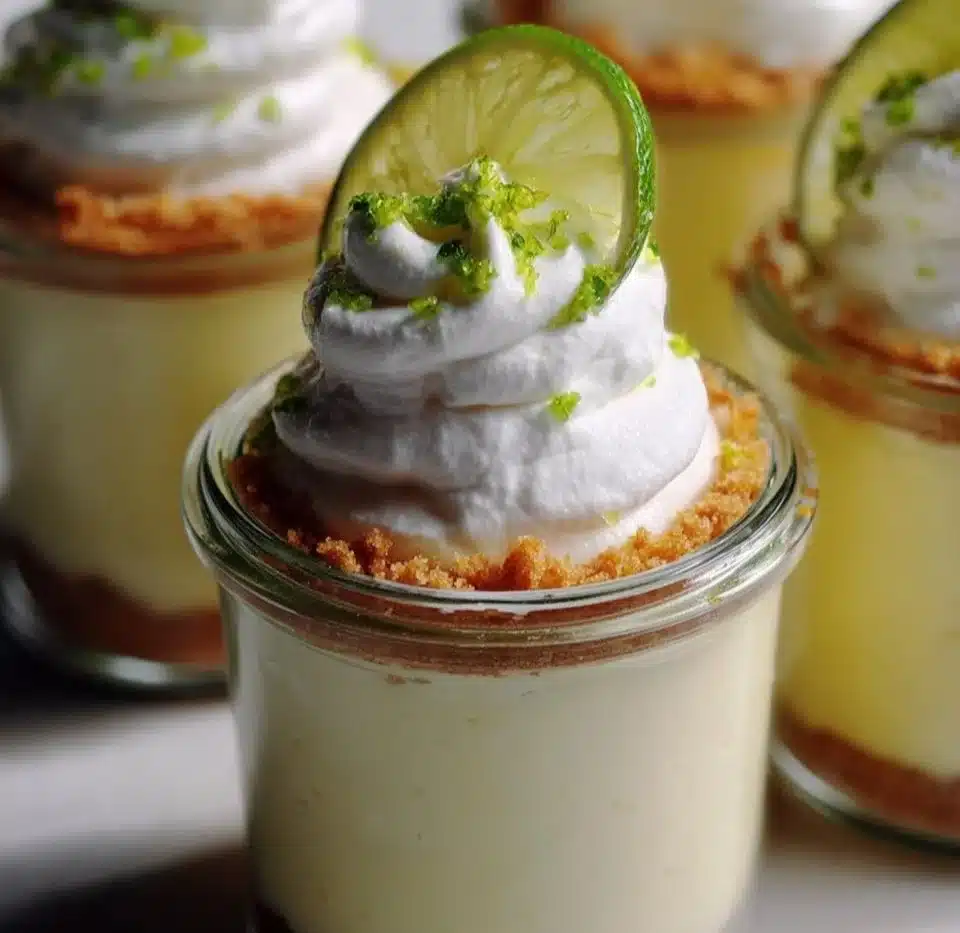 No-Bake Key Lime Pie Jars
