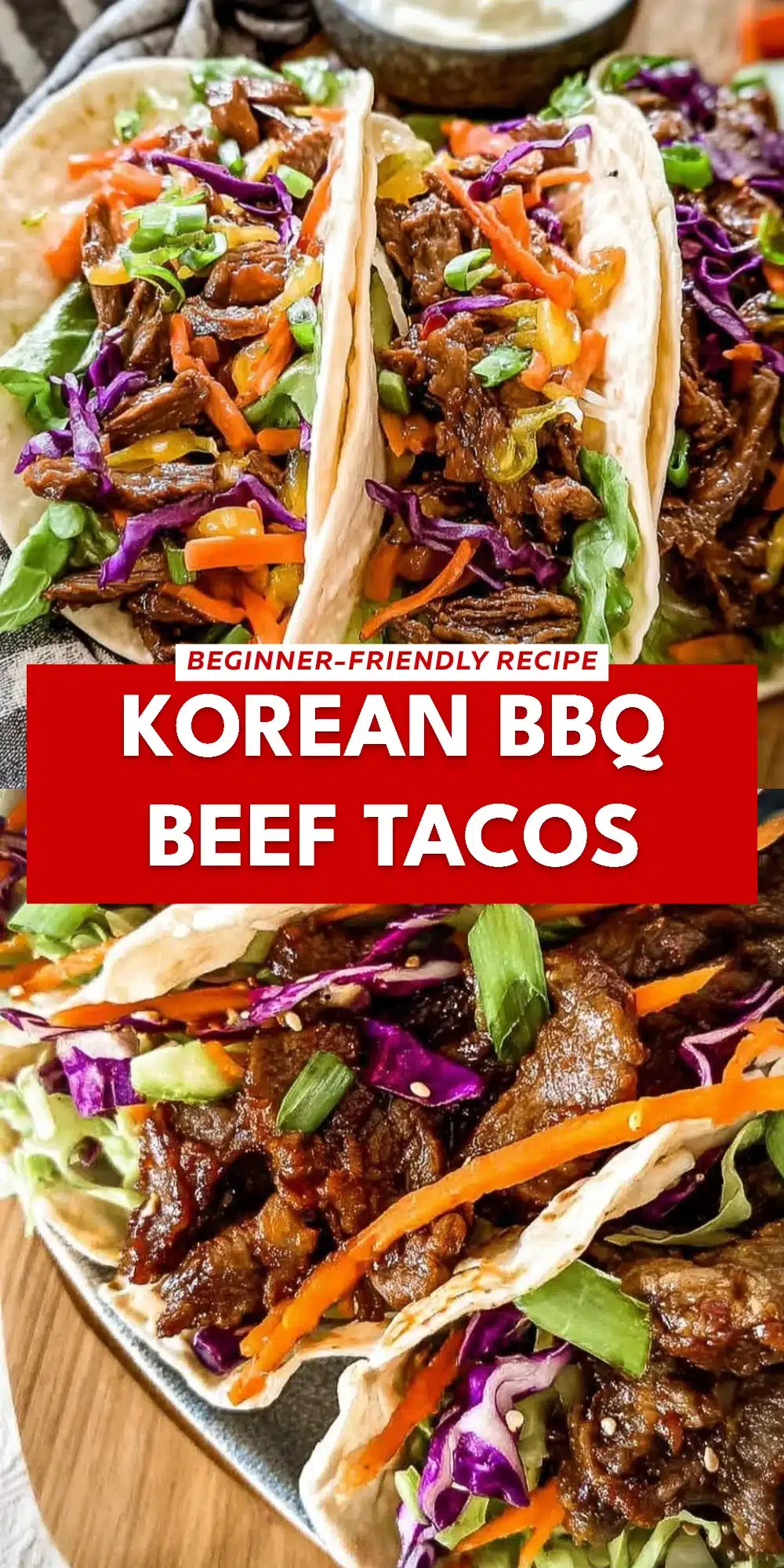 Korean BBQ Beef Tacos