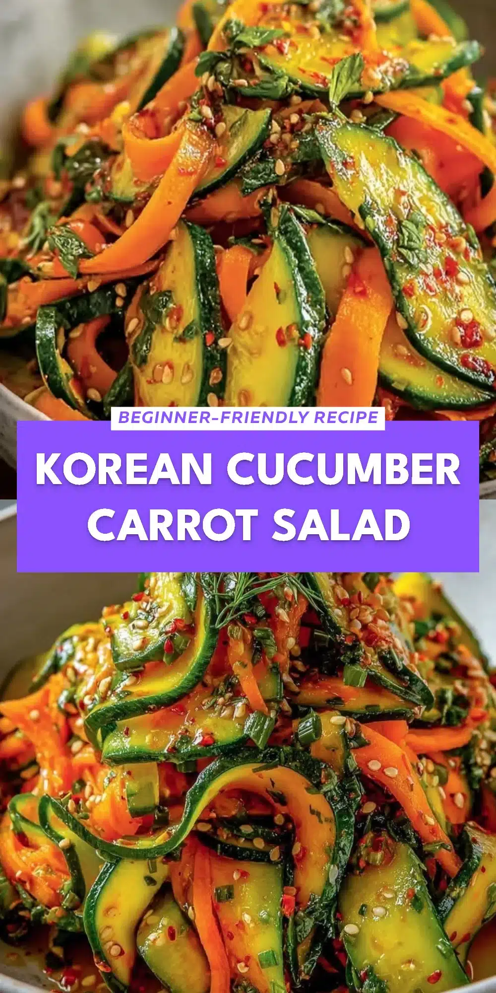 Korean Cucumber Carrot Salad