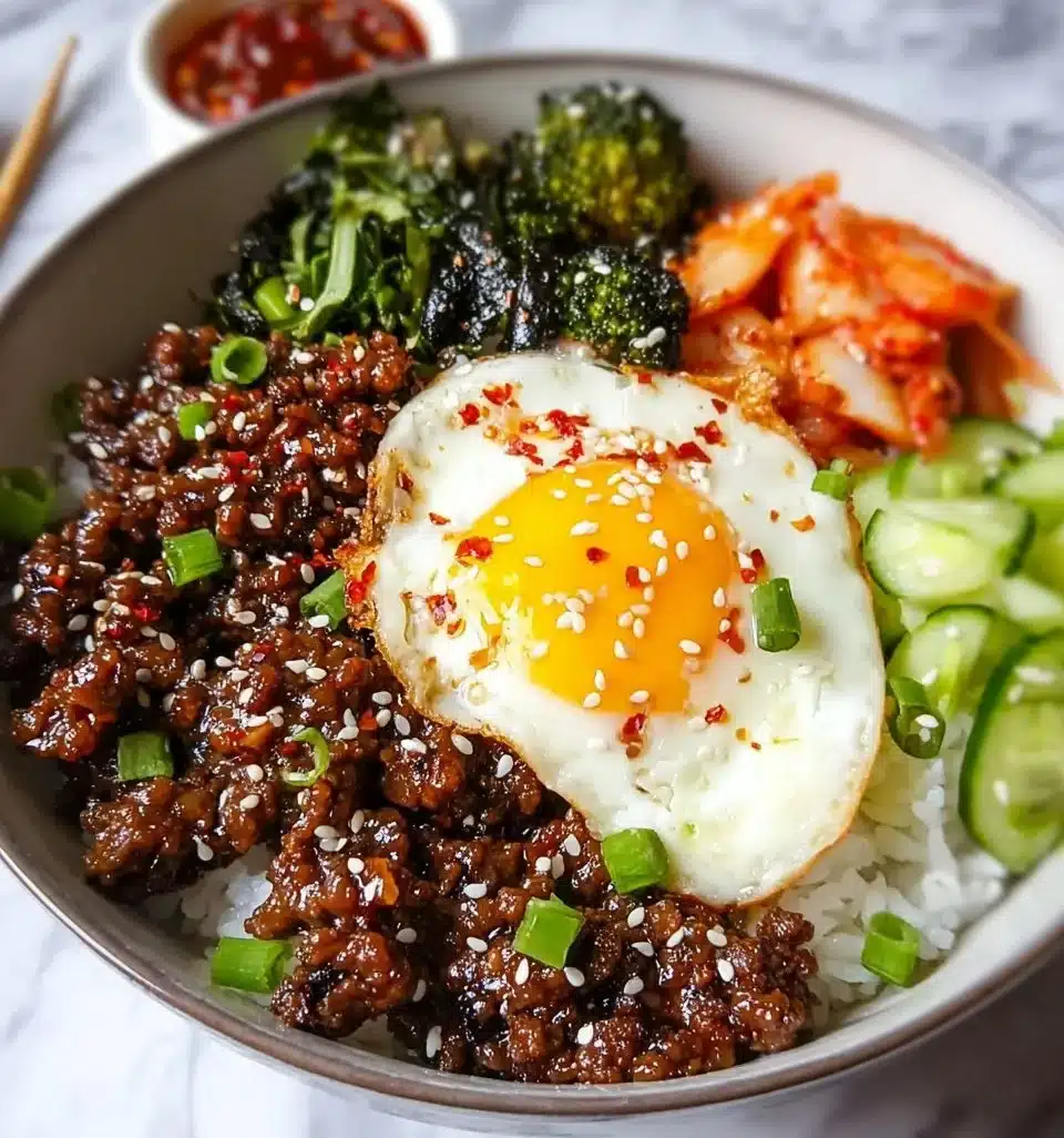 Korean Ground Beef Bowl