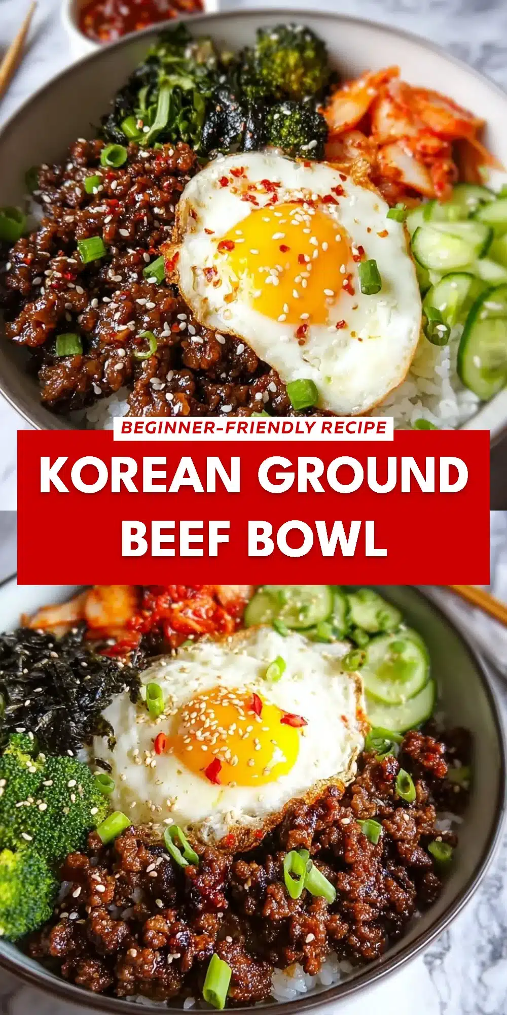 Korean Ground Beef Bowl