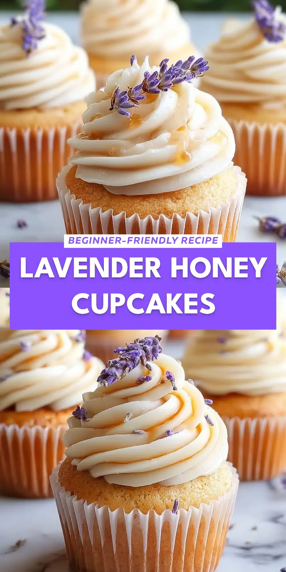 Lavender Honey Cupcakes