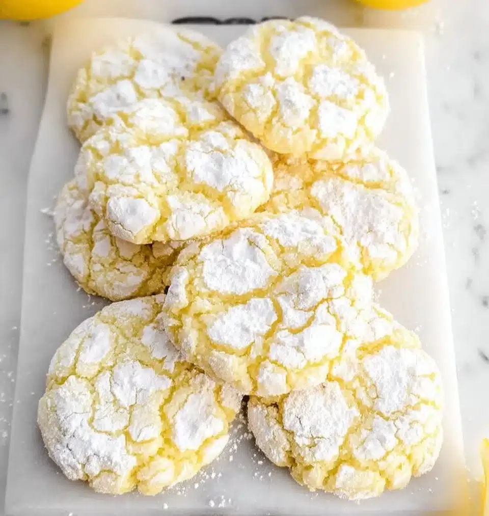 Lemon Crinkle Cookies