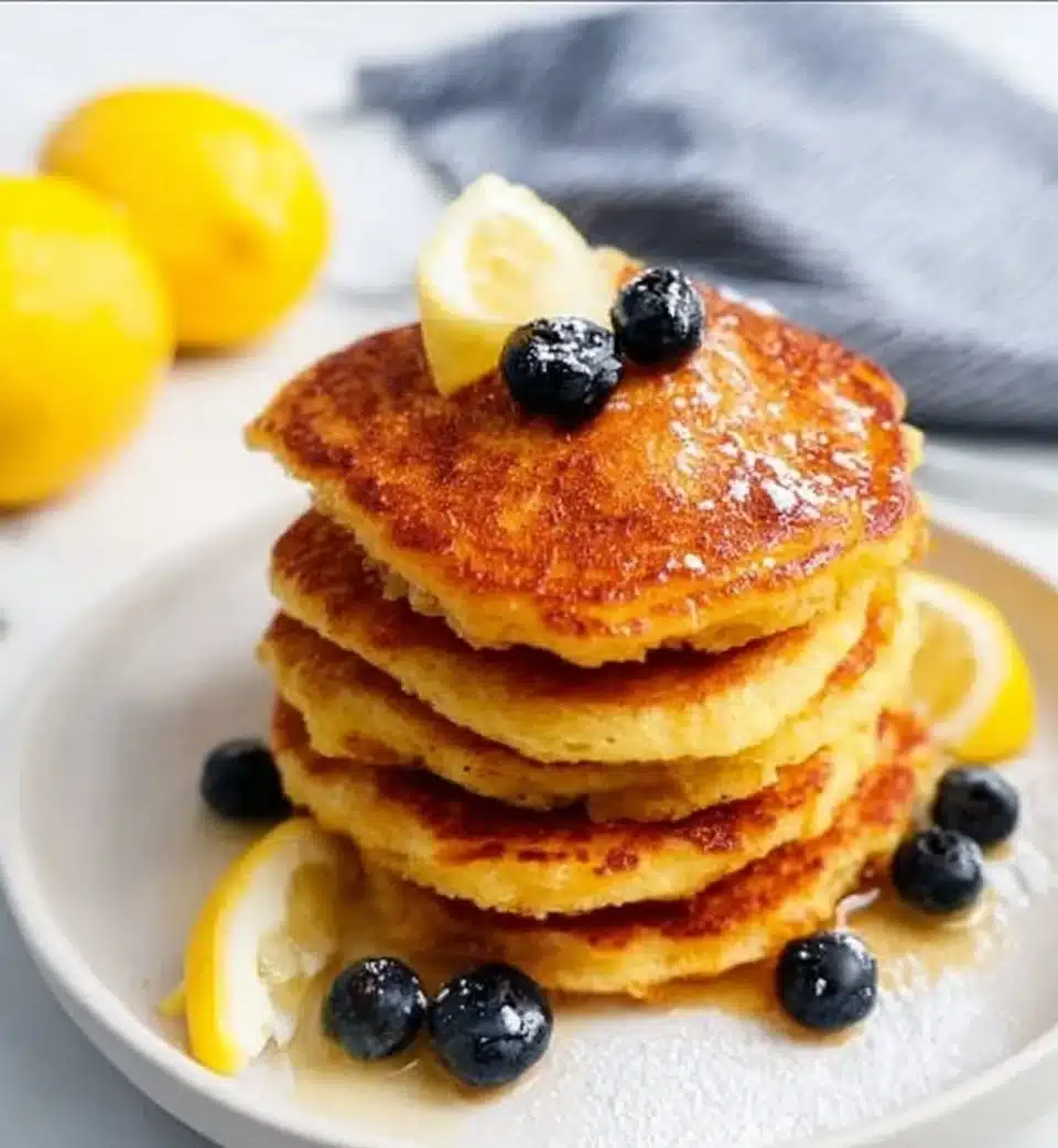 Fluffy Lemon Ricotta Pancakes