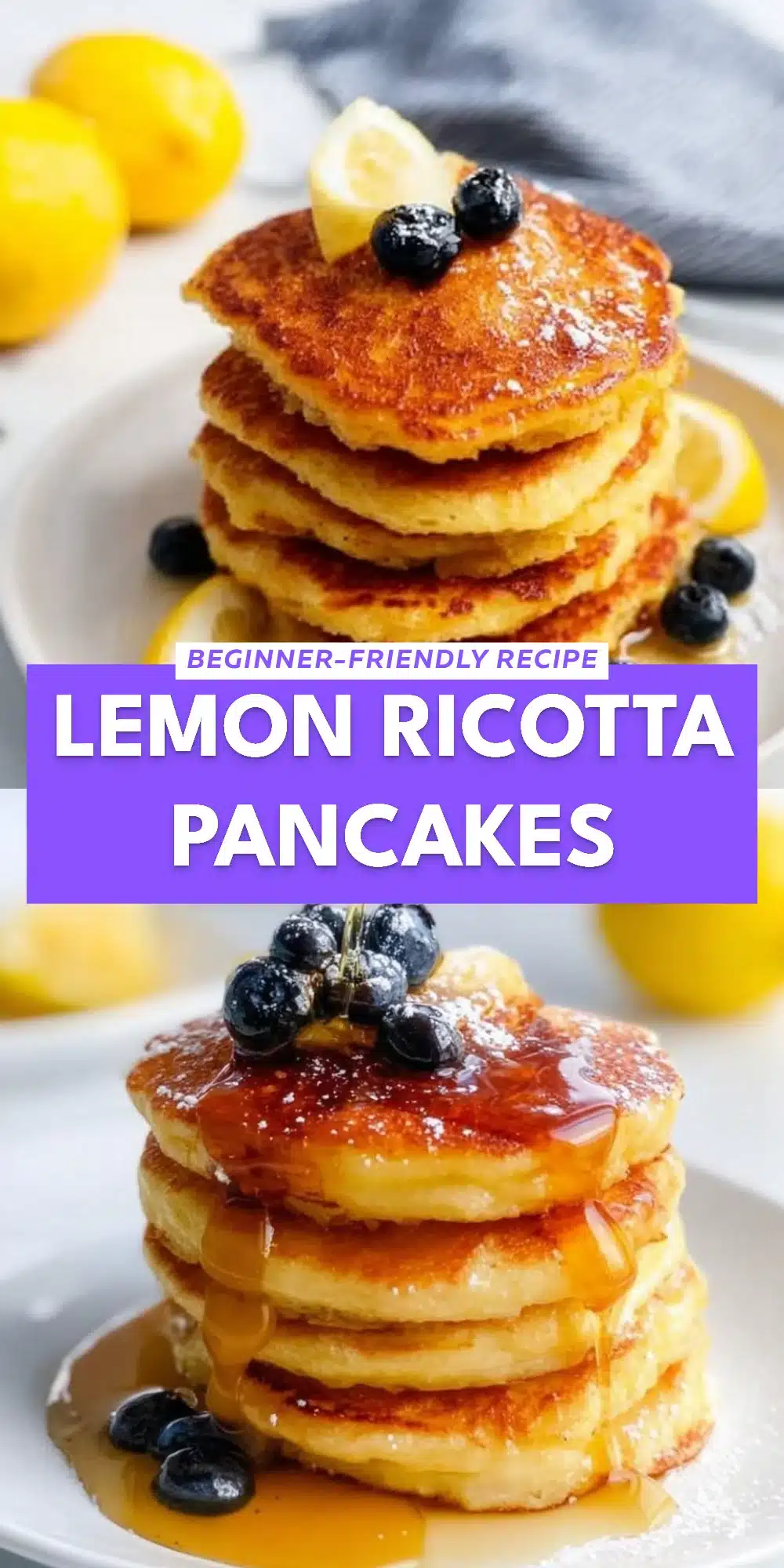 Lemon Ricotta Pancakes