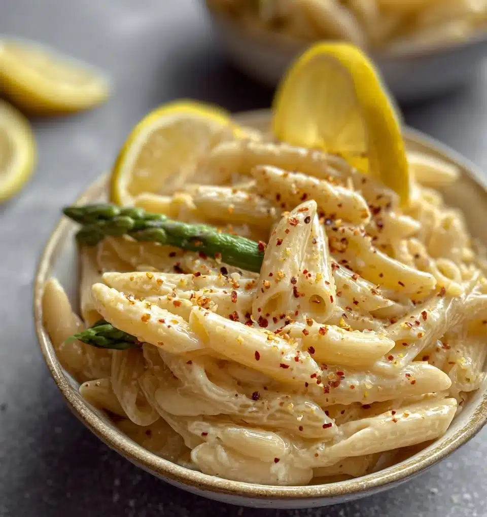 Vegan Lemon White Bean Pasta