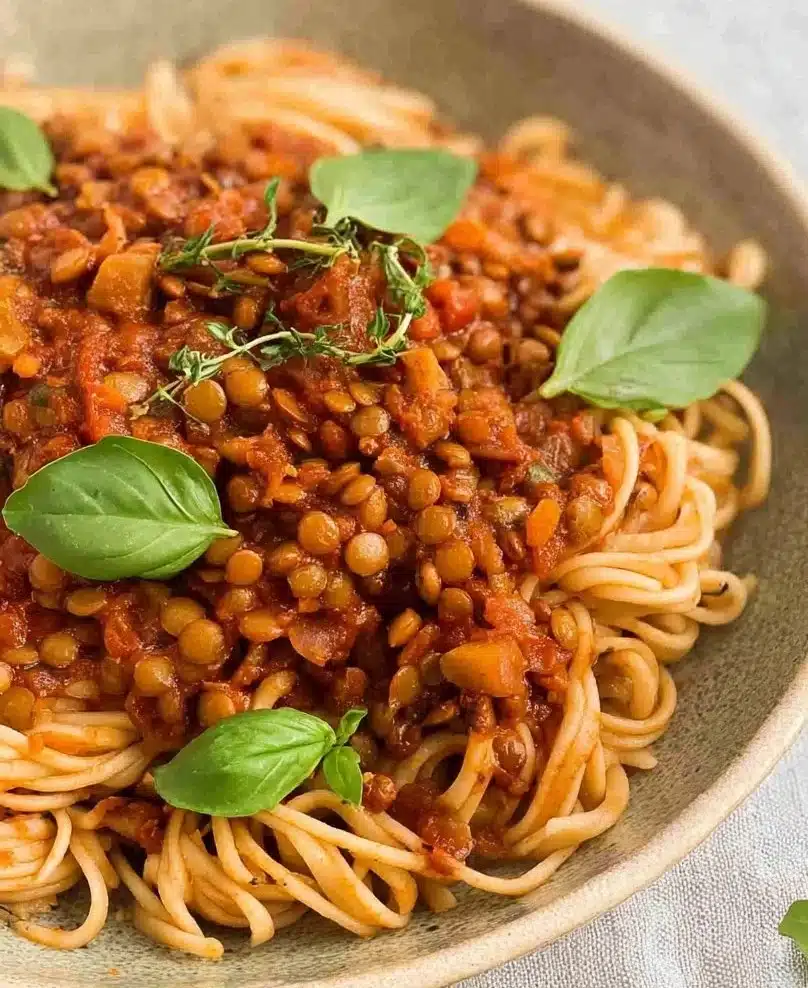 Lentil Bolognese