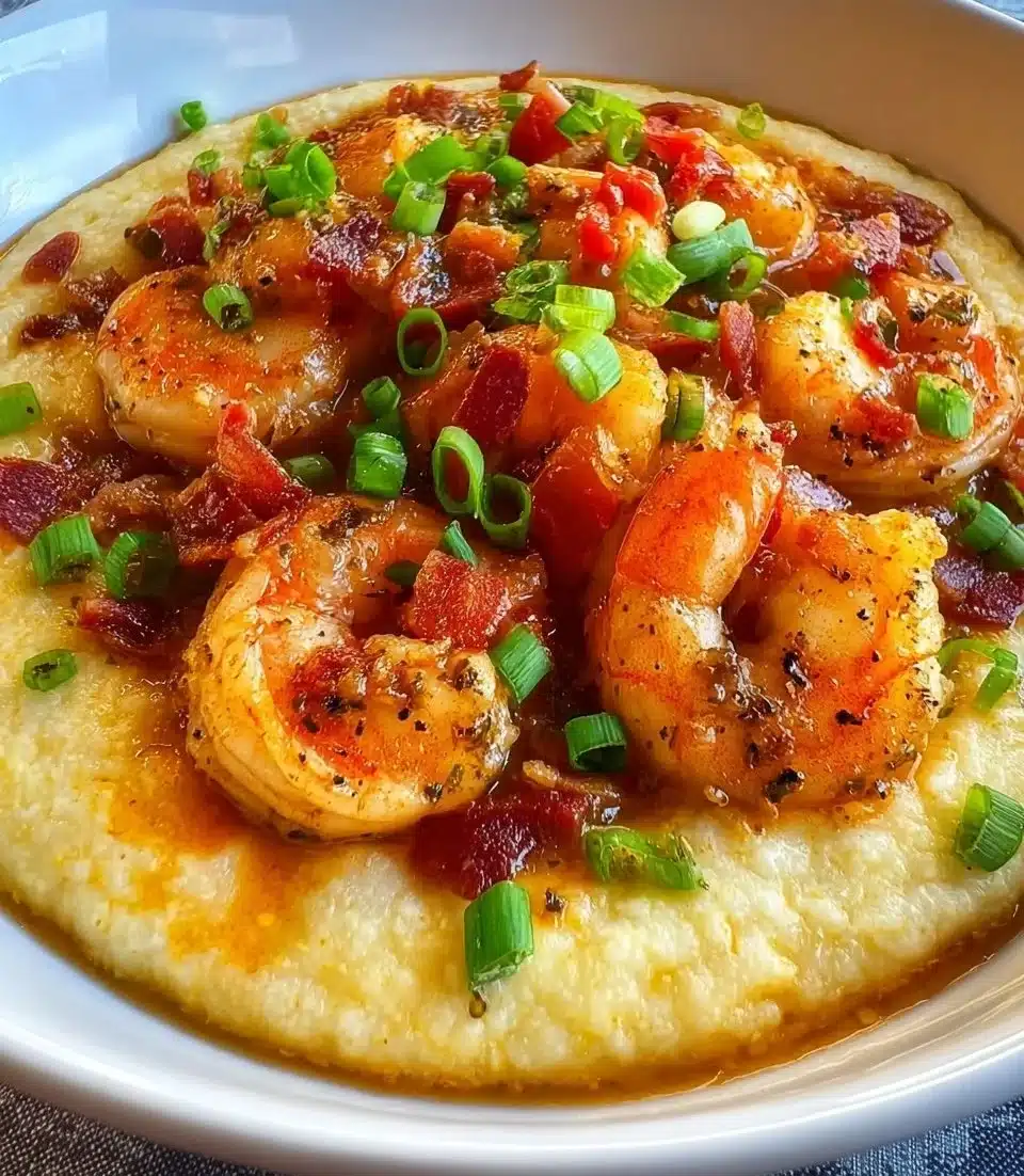 Louisiana Shrimp and Grits (New Orleans Recipe)
