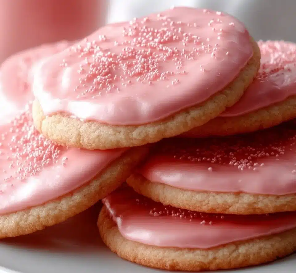 Lychee Rose Sugar Cookies