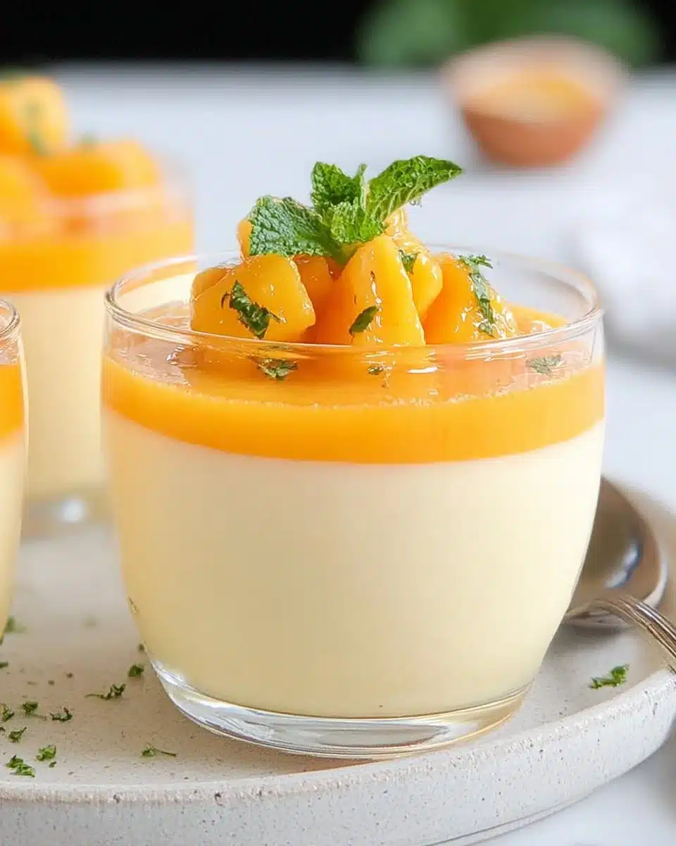 Mango Panna Cotta