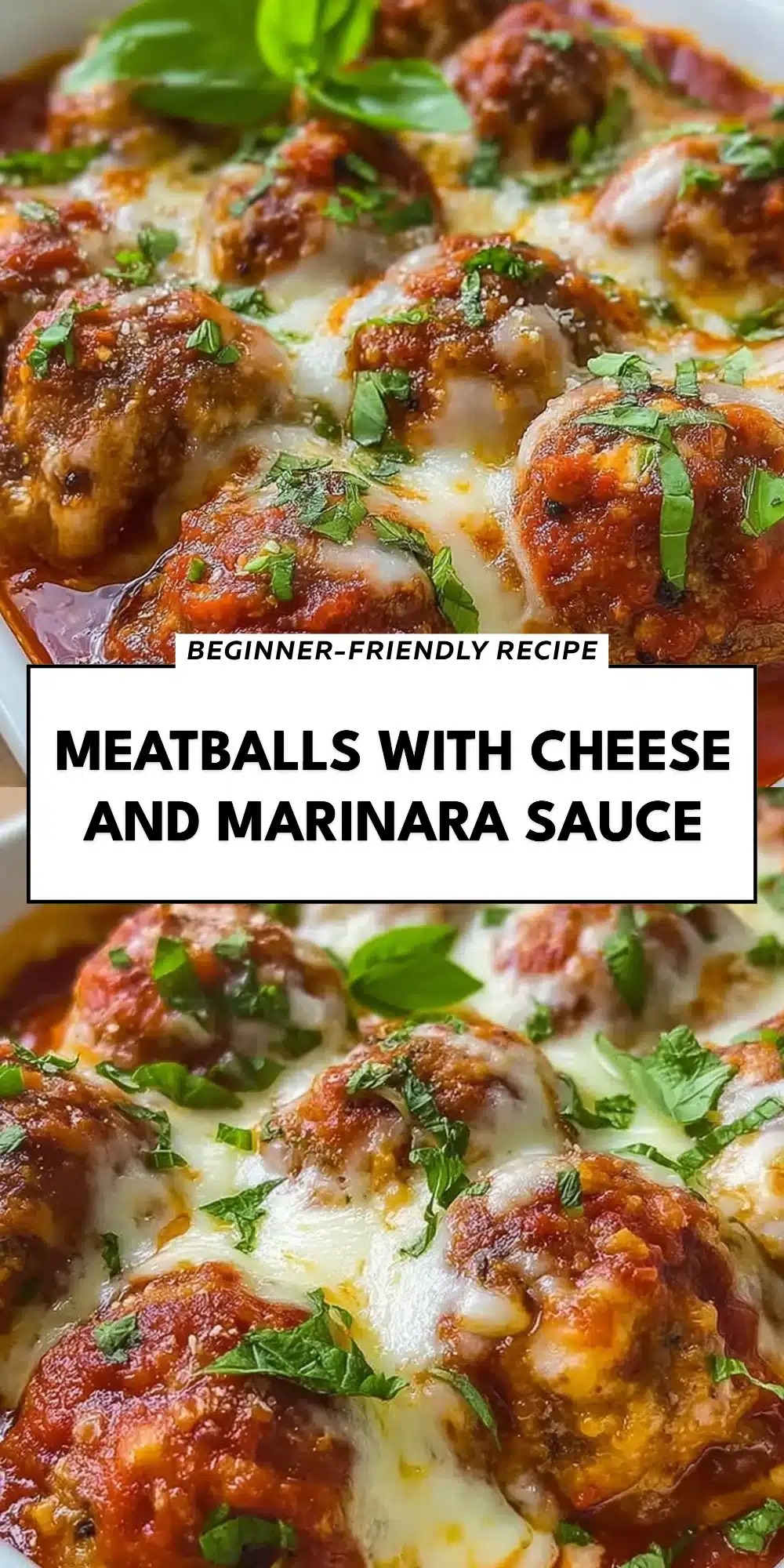 Meatballs with Cheese and Marinara Sauce