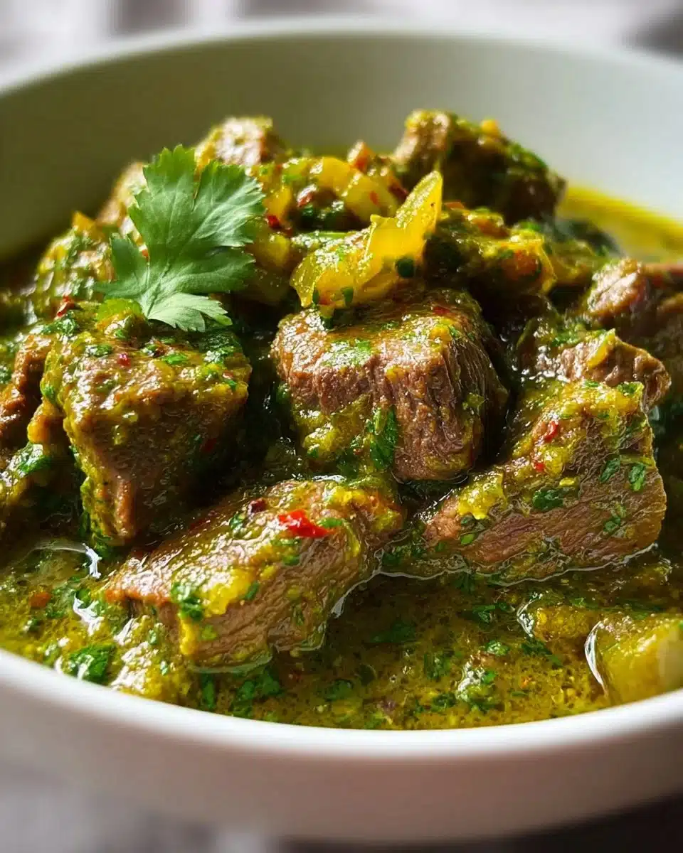 Mexican Beef Green Chile