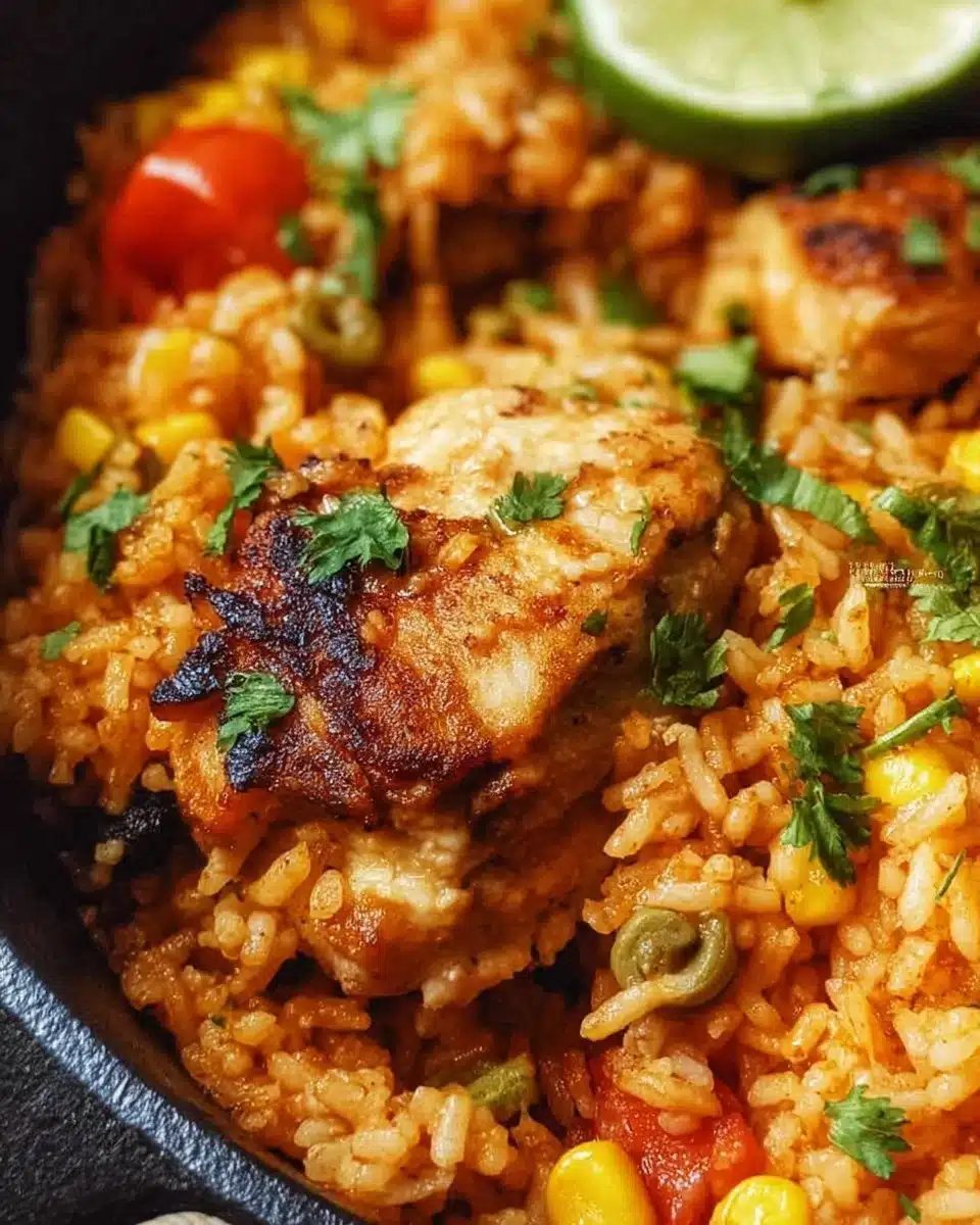 One Pot Mexican Chicken and Rice