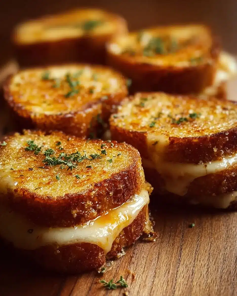 Mini Baked Grilled Cheese