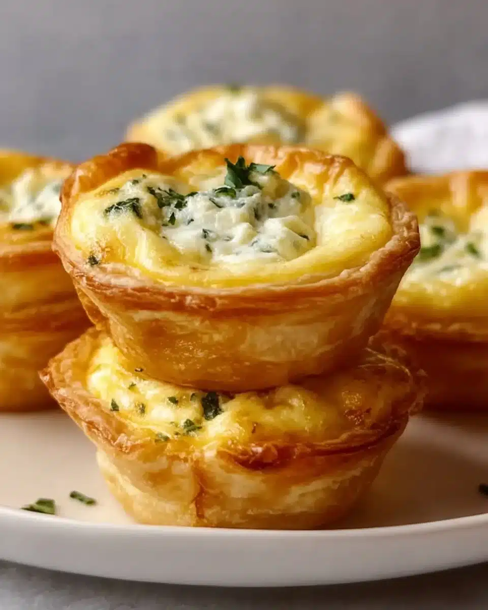 Fluffy Mini Cheese Quiches