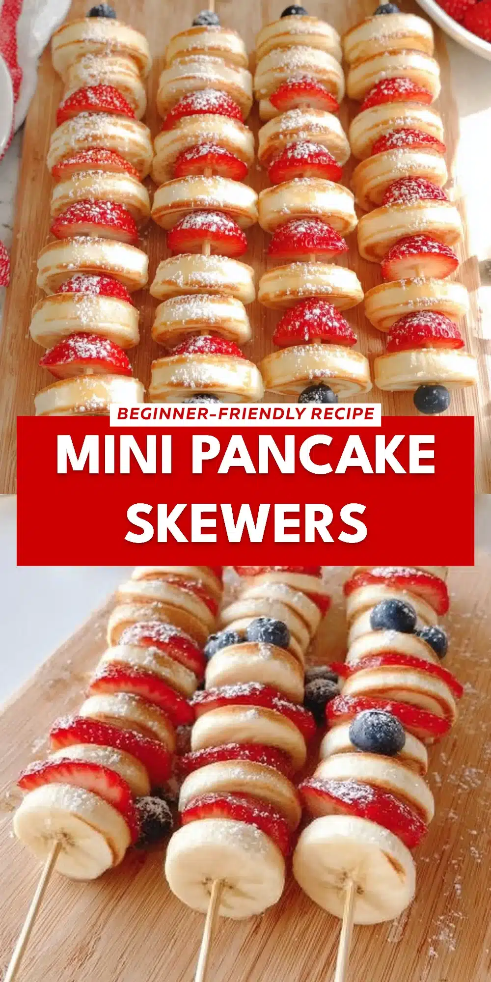 Mini Pancake Skewers