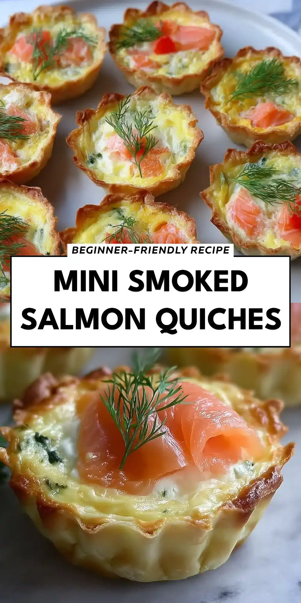 Mini Smoked Salmon Quiches