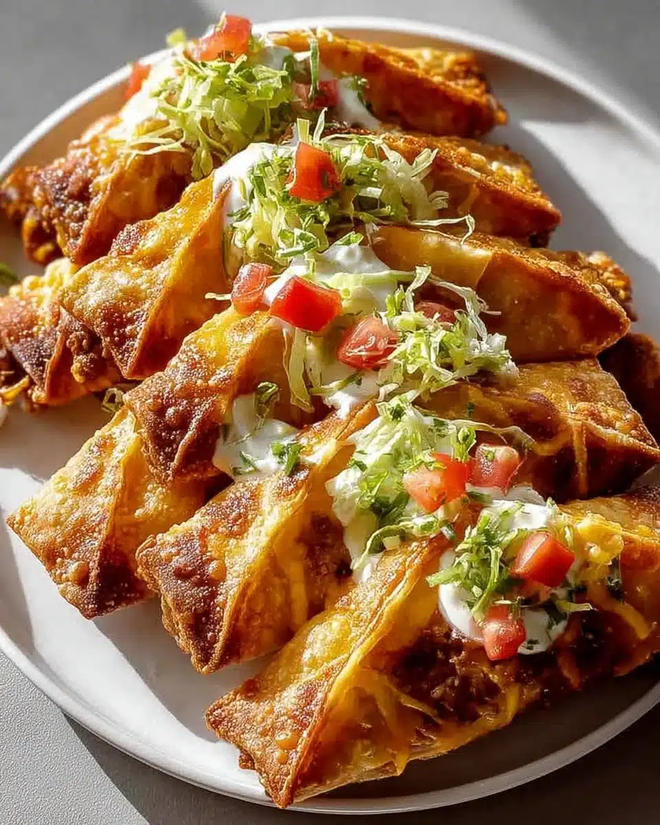Nacho Egg Rolls