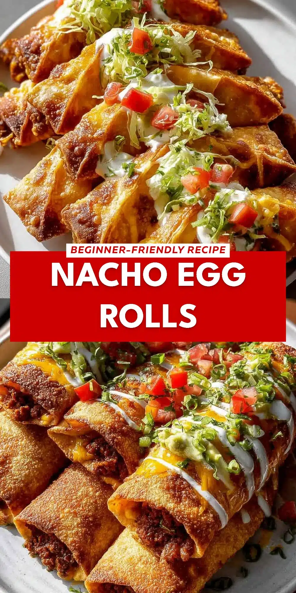 Nacho Egg Rolls