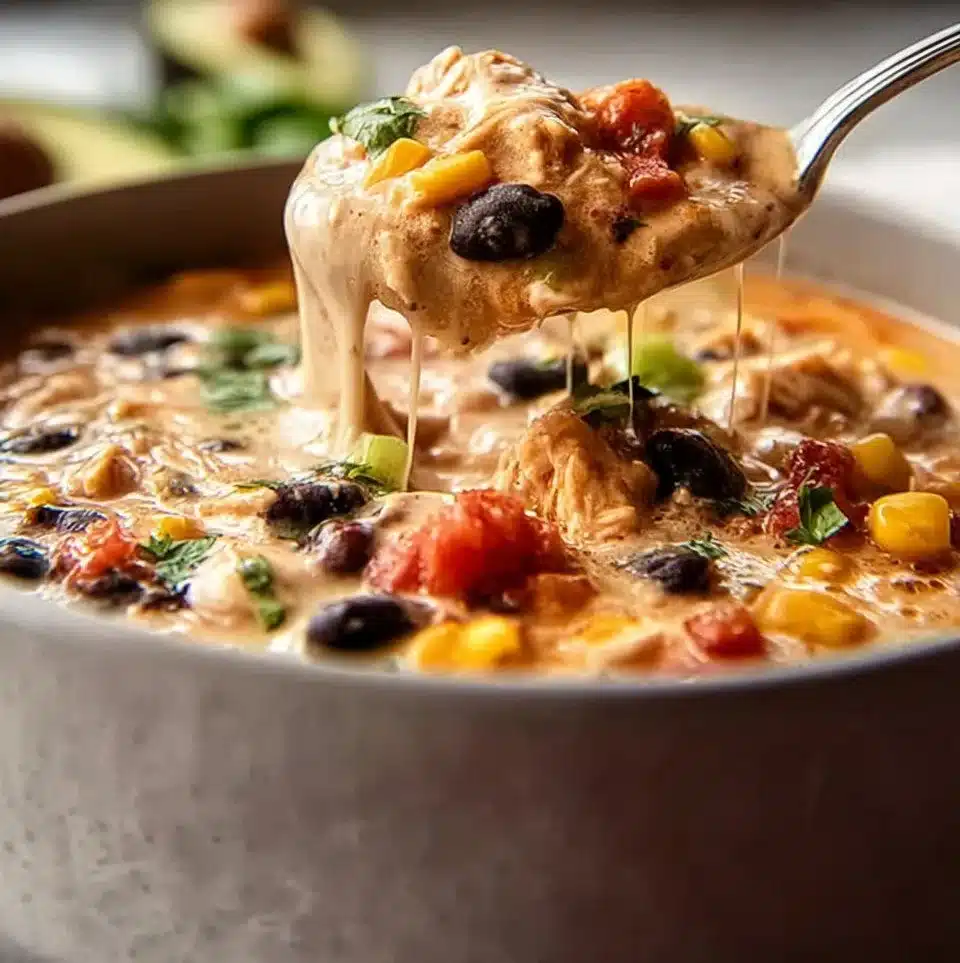 A delicious bowl of one-pot chili with toppings, showcasing rich flavors and easy preparation.